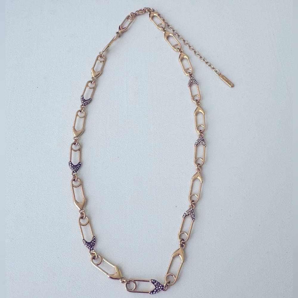 Stella & Dot Safety Pin Necklace